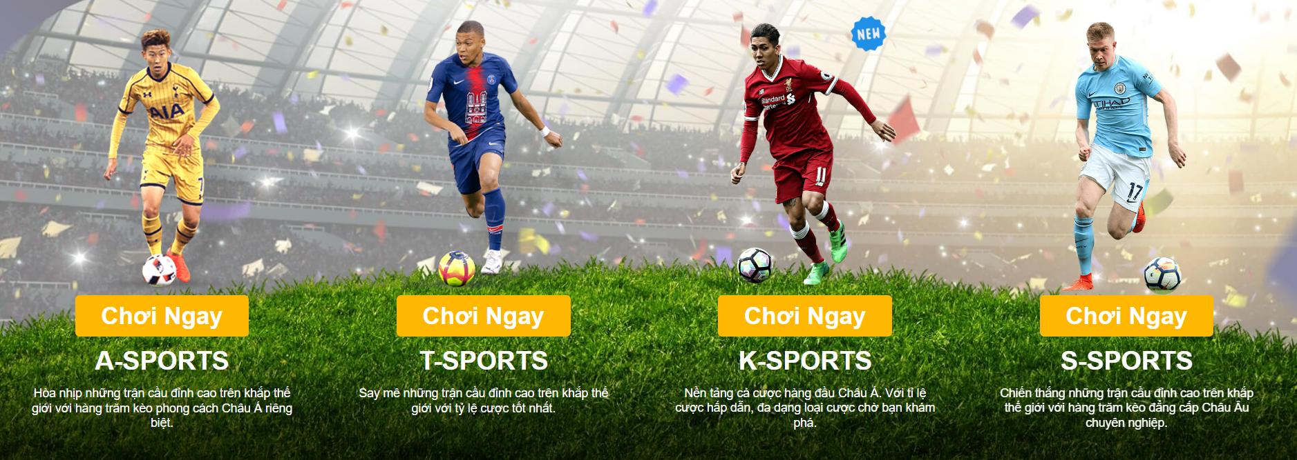 Nhận diện các giao diện cá cược