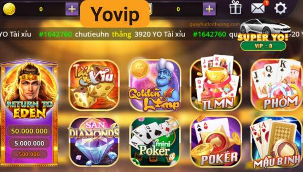 Giới thiệu chung về sảnh chơi Yovip