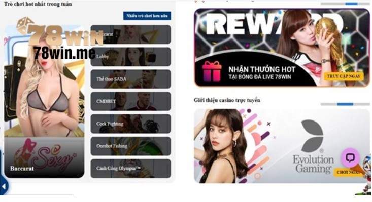 78win liên tục được bình chọn là sòng casino chơi baccarat tốt nhất hiện nay